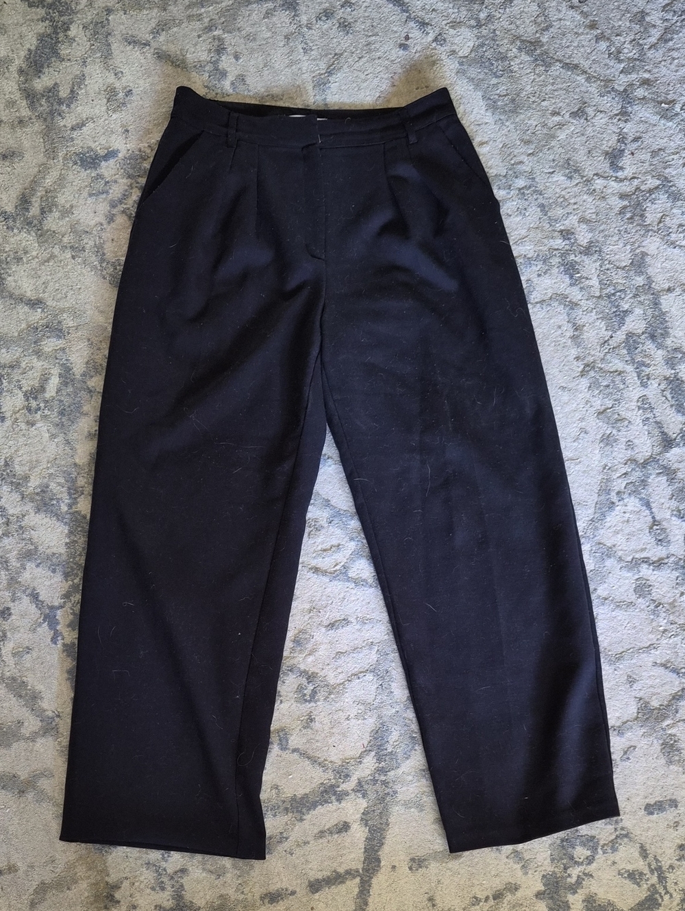 OAK + FORT Black Womens Pleated Pants